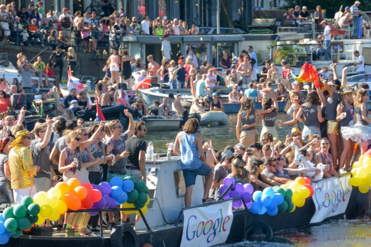 Gay-Pride-Canal-Parade-Amstel-Amsterdam-The-Netherlands